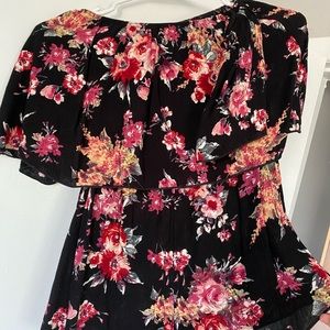 Over shoulder romper